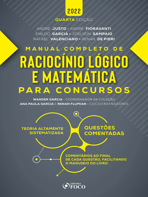 Title details for Raciocínio lógico e matemática para concursos by André Braga Nader Justo - Wait list